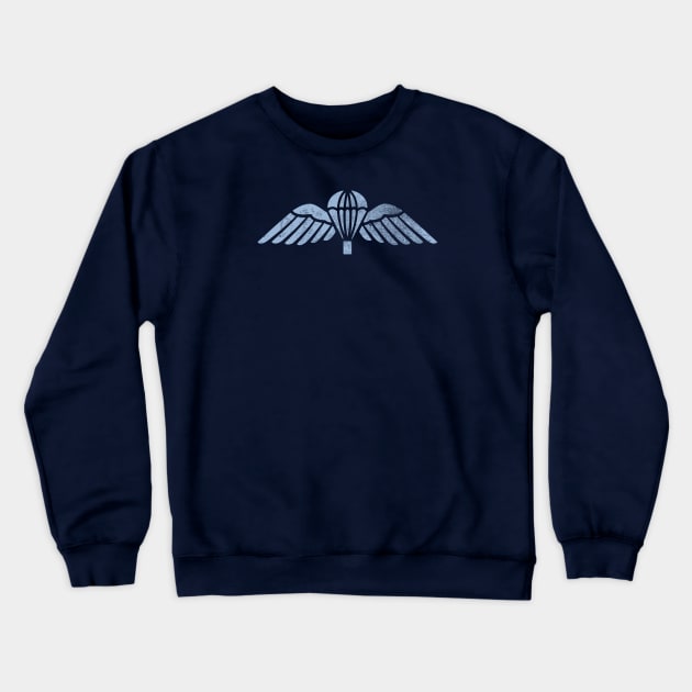 British Paratrooper Wings (distressed) Crewneck Sweatshirt by TCP